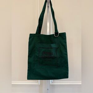 Opening Ceremony Olive Green Canvas Bag